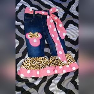 Minnie mouse 2T flare jeans
